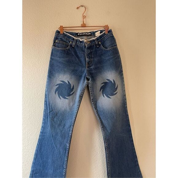 Zenan women’s 90s y2k‎ flare jeans size 26 - Picture 4 of 9